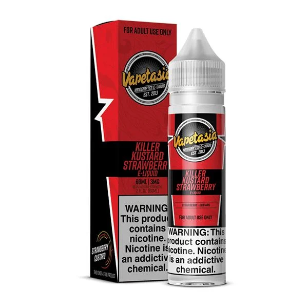 Killer Kustard Strawberry by Vapetasia E-Liquid 60mL (Freebase)