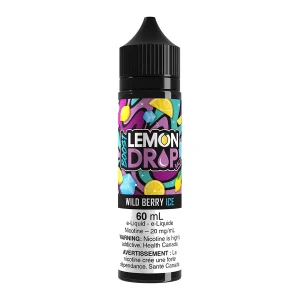 Lemon Drop Boost Salt Nic E-Liquid - Wild Berry Ice 60ml
