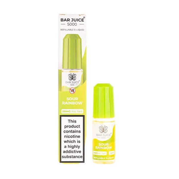Sour Rainbow Nic Salt E-Liquid by Bar Juice 5000