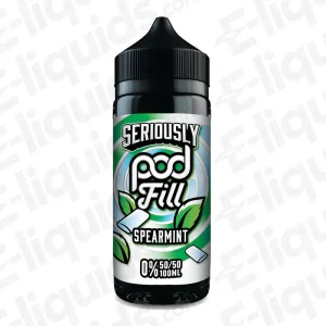 Doozy Vape Co Spearmint Seriously Podfill Shortfill 100ml Shortfill Vape Juice