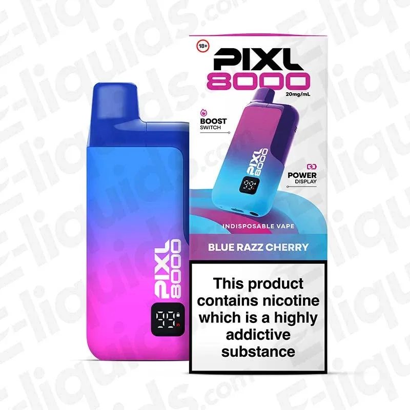PIXL 8000 Blue Razz Cherry Prefilled Pod Kit