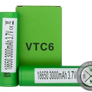 Sony Murata VTC6 18650 3000mAh 15A Battery (Pack of 2)