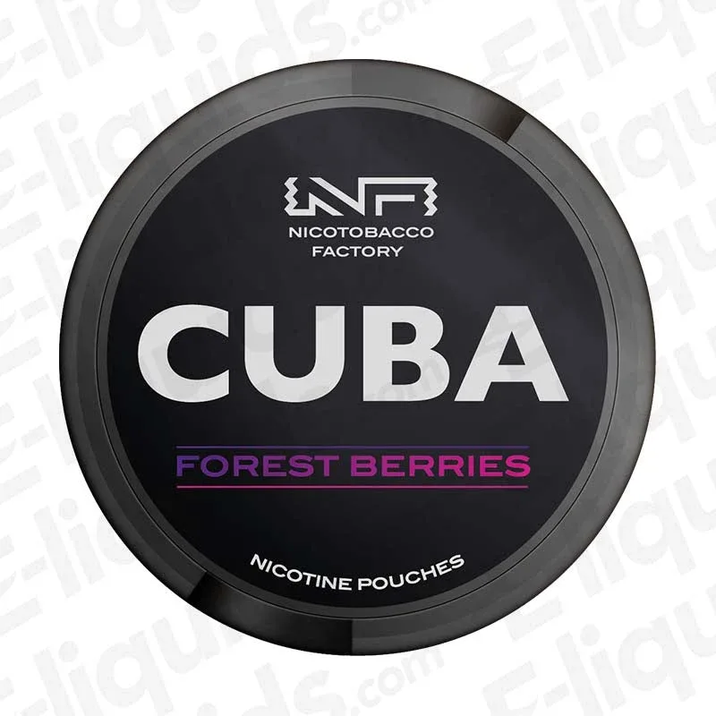 CUBA Black Forest Berries Nicotine Pouches