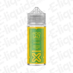 Pod Salt Nexus Pineapple Passion Lime 100ml Shortfill Vape Juice