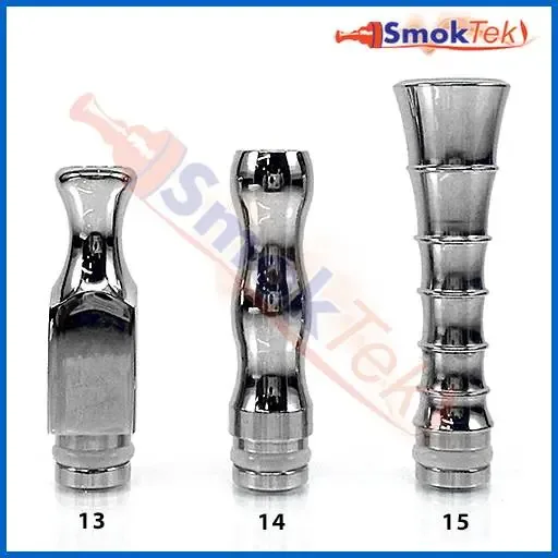 Polished Stainless Steel Drip Tip - 510/901/KR808d-1 - Image 2