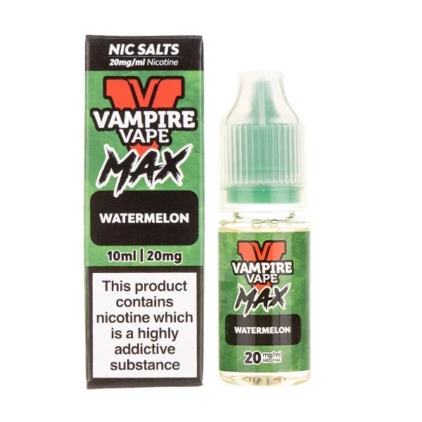 Watermelon Nic Salt E-Liquid by Vampire Vape Max - Image 2