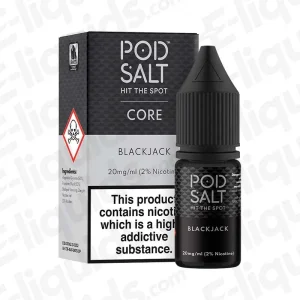 Pod Salt Core Blackjack Nic Salt