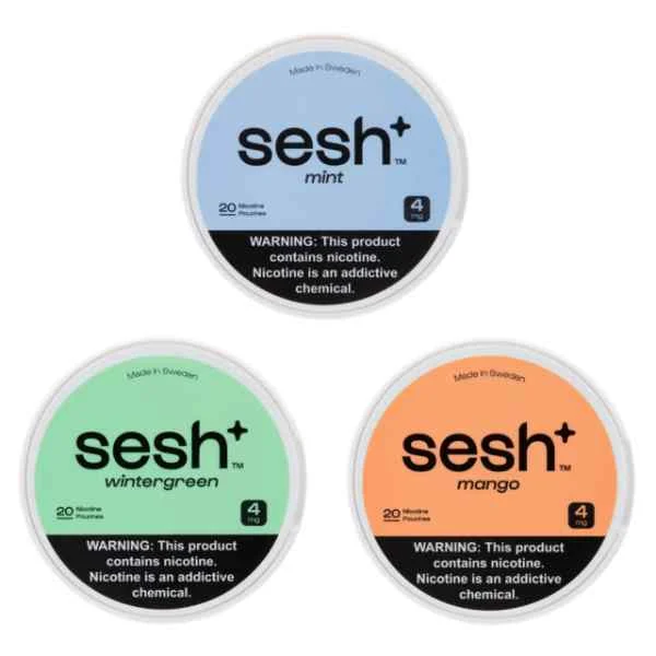 Sesh + Nicotine Pouches 5-Pack