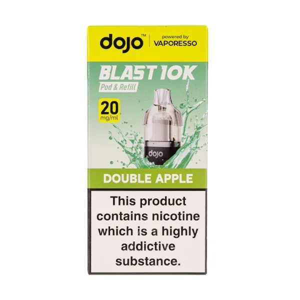 Double Apple Dojo Blast 10K Prefilled Pod + Refill by Vaporesso