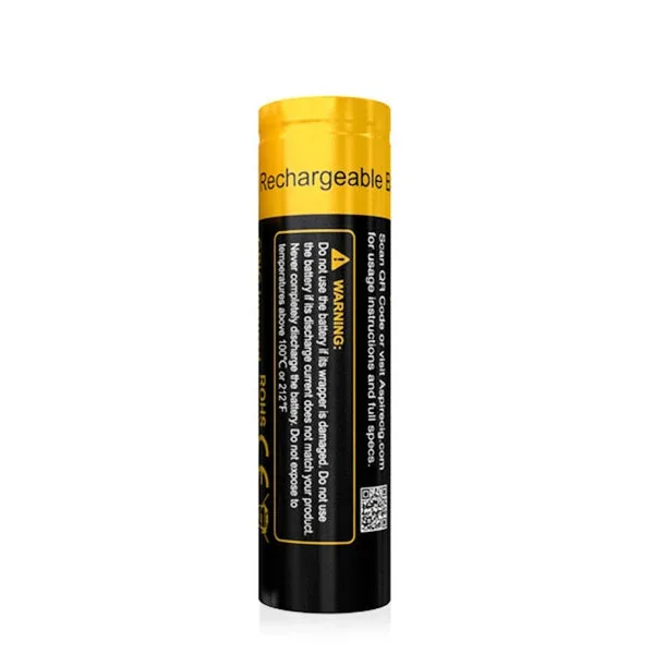 Aspire ICR 18650 Rechargeable Li-ion Battery 20A 2600mAh - Image 2