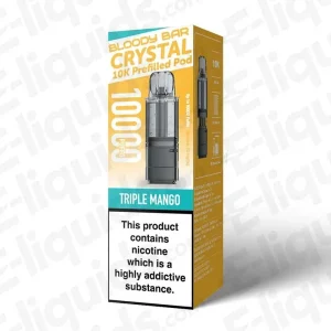 Bloody Bar Crystal 10K Triple Mango Prefilled Pod