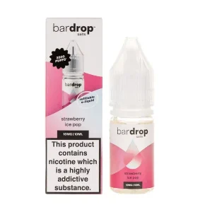 Strawberry Ice Pop Nic Salt E-Liquid by Bar Drop