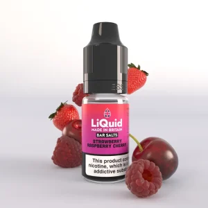 Strawberry, Raspberry & Cherry - Nicotine Salt Vape Juice