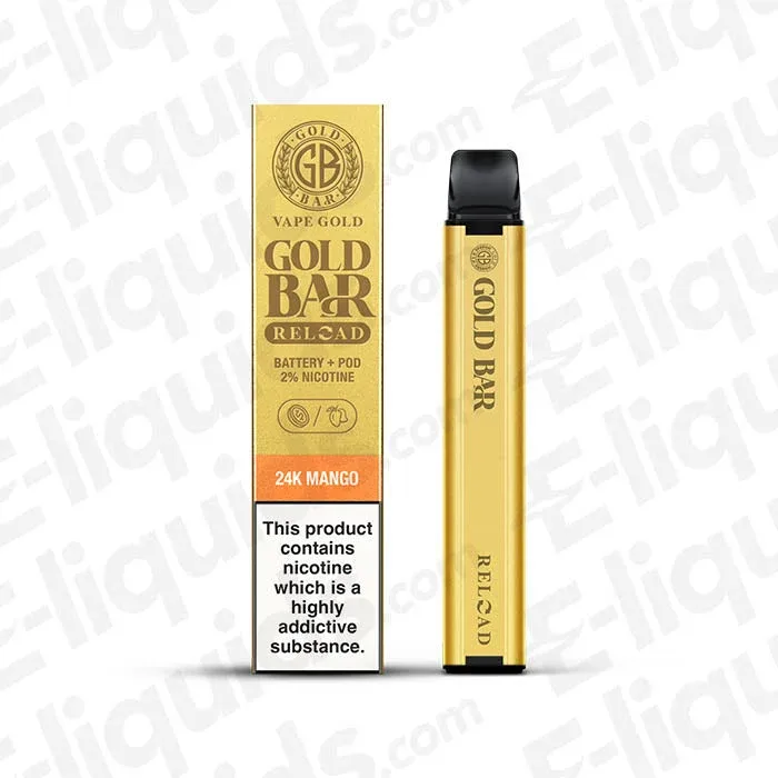 Gold Bar Reload 24K Mango Prefilled Pod Kit