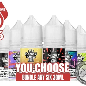 Candy King Salt Bundle 6x30ml (180ml)