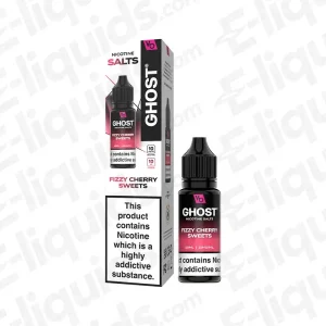 Vapes Bars Ghost Fizzy Cherry Sweets Nic Salt