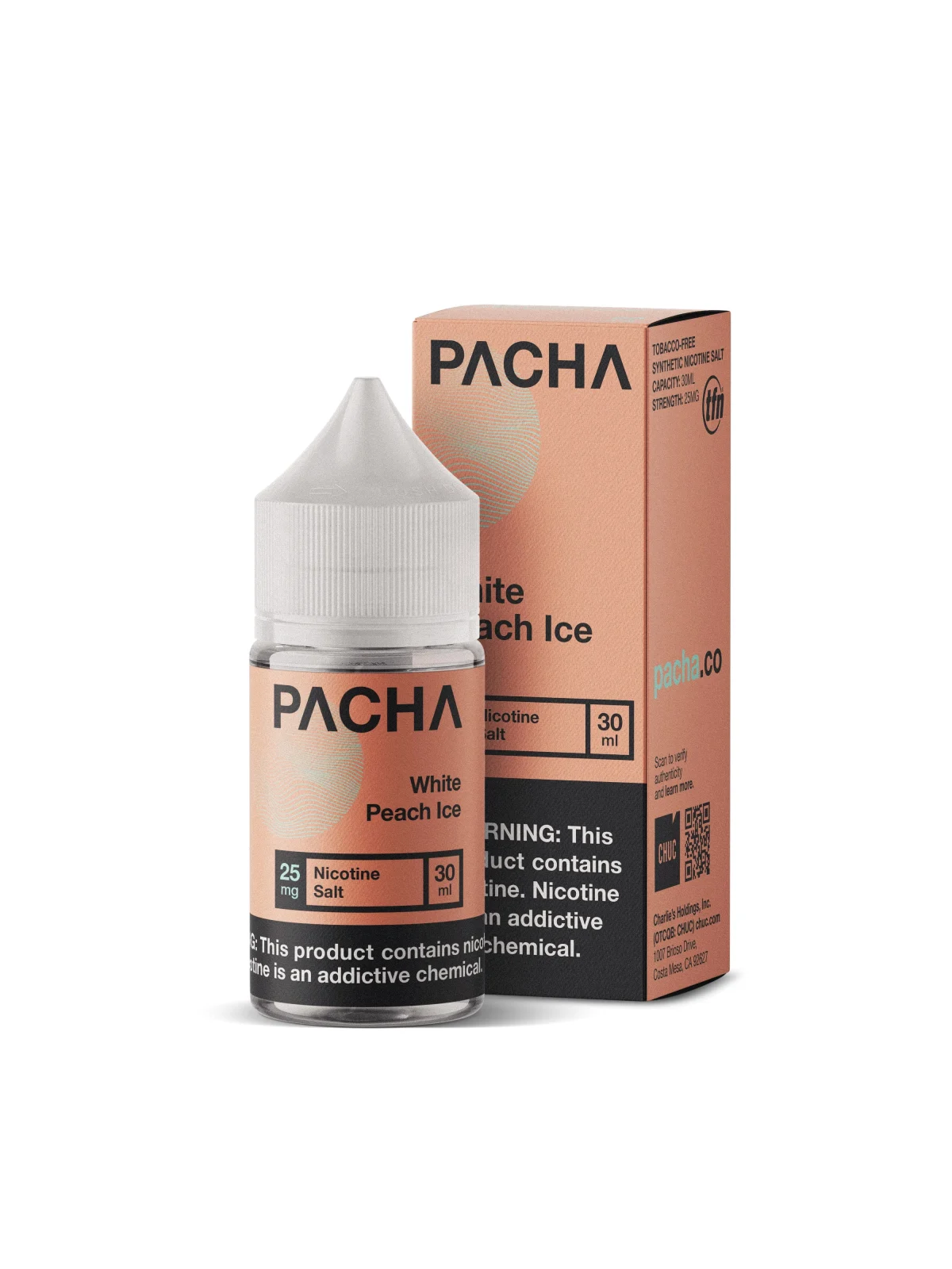 White Peach ICE SALT - Pachamama - 30mL