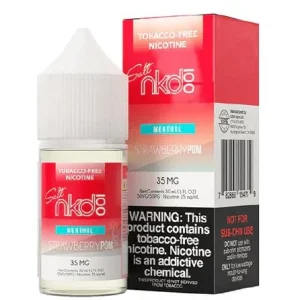 Strawberry Pom (Brain Freeze) 50mg by Naked Salt 30mL