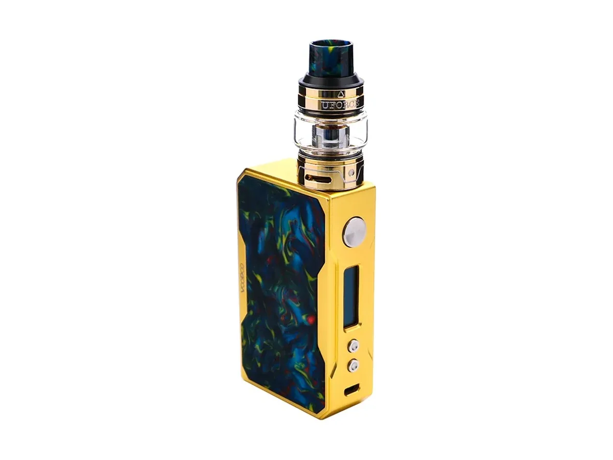 VOOPOO DRAG 157W GOLD BOX MOD & UFORCE SUB-OHM TANK STARTER KIT - Image 2