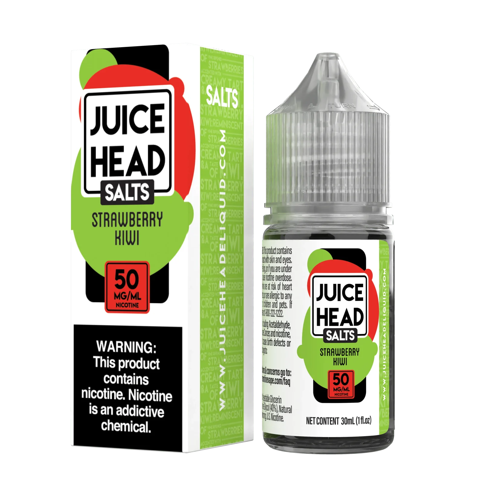 Strawberry Kiwi SALT - Juice Head - 30mL - Image 2