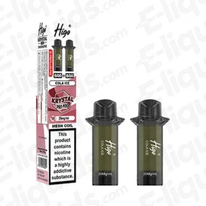 Higo Krystal Pro 600 Cola Ice Prefilled Pods 2 Pack