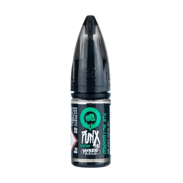 Strawberry & Pink Apple Hybrid Salt E-Liquid by Riot Squad Punx