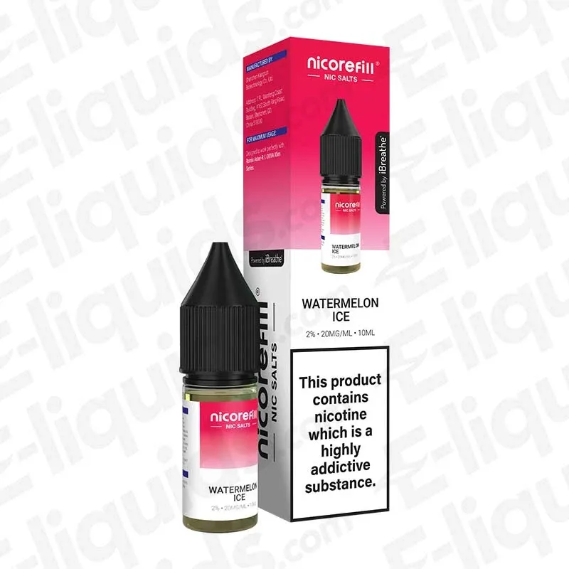 Nicorefill Watermelon Ice Nic Salt