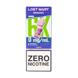 Grape BM6000 Prefilled Pod + Refill by Lost Mary