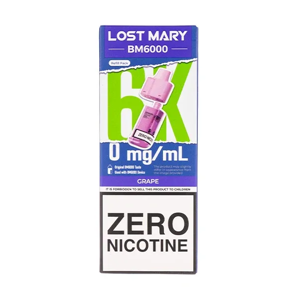 Grape BM6000 Prefilled Pod + Refill by Lost Mary