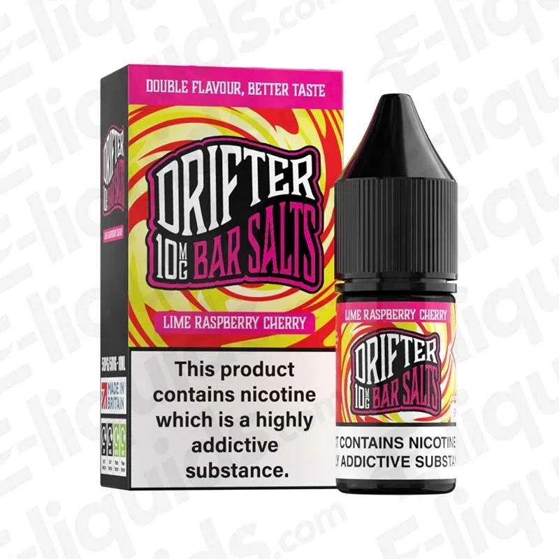 Drifter Bar Salts Lime Raspberry Cherry Nic Salt - Image 2