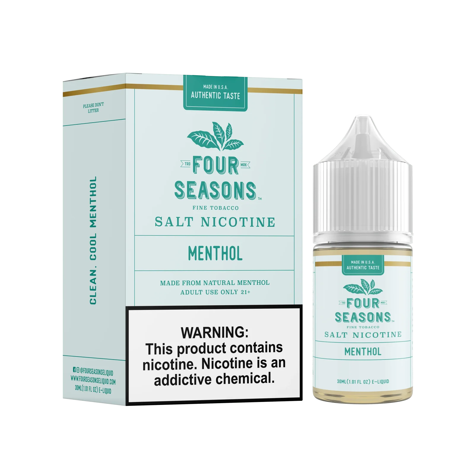 Menthol SALT - Four Seasons - 30mL