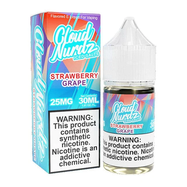 Iced Grape Strawberry by Cloud Nurdz TFN Salts E-Liquid 30ml