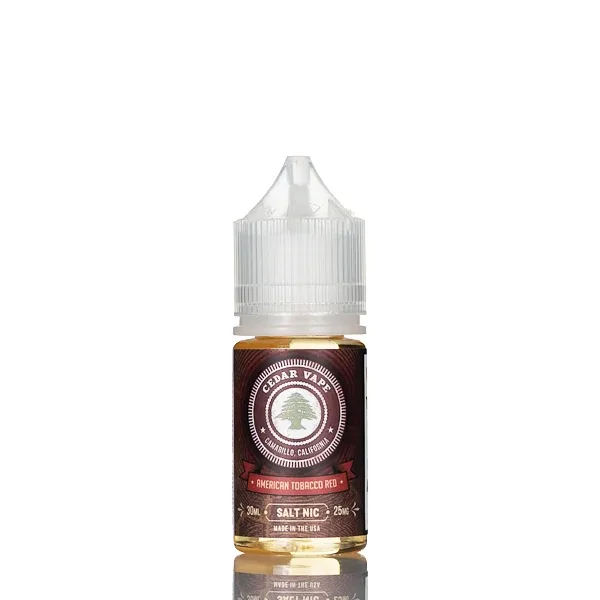 Cedar Vape Salt Nic - American Tobacco Red - 30mL (DISCONTINUED)