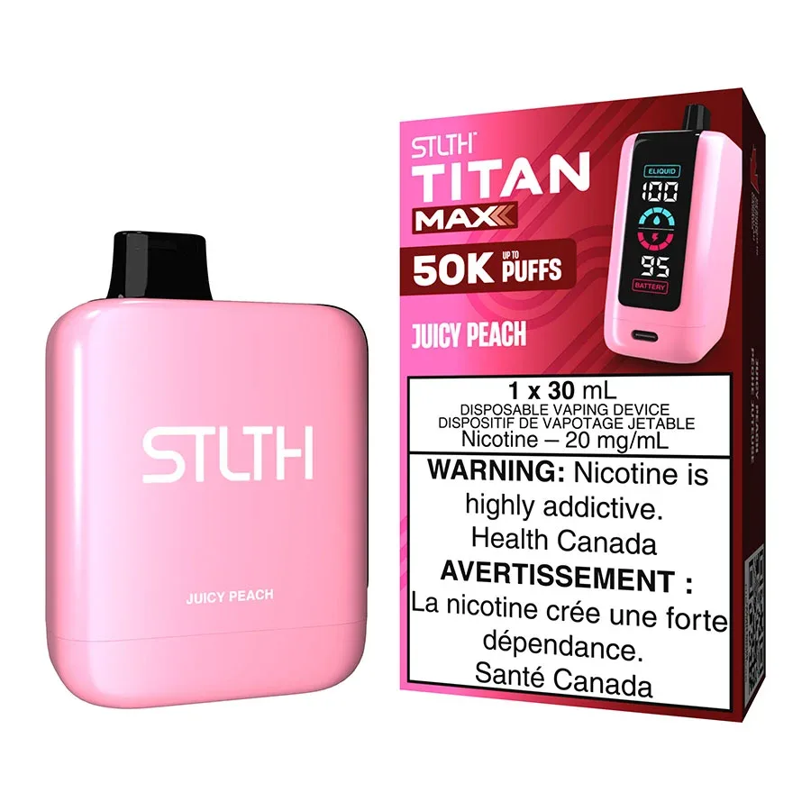 STLTH Titan Max Disposable Vape Device - Juicy Peach