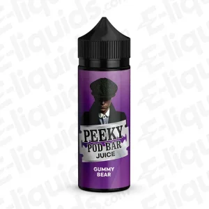 Peeky Pod Bar Gummy Bear 50/50 100ml Shortfill