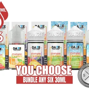 Daze Fusion Salts Bundle 6x30ml (180ml)