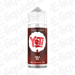 Yeti Summit Series 100ml Shortfill Cola Ice Vape Juice
