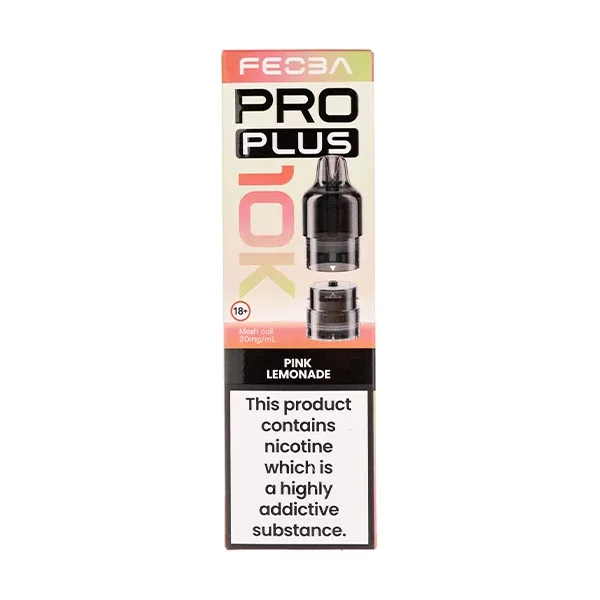 Pink Lemonade Plus 10K Prefilled Pod + Refill by Feoba