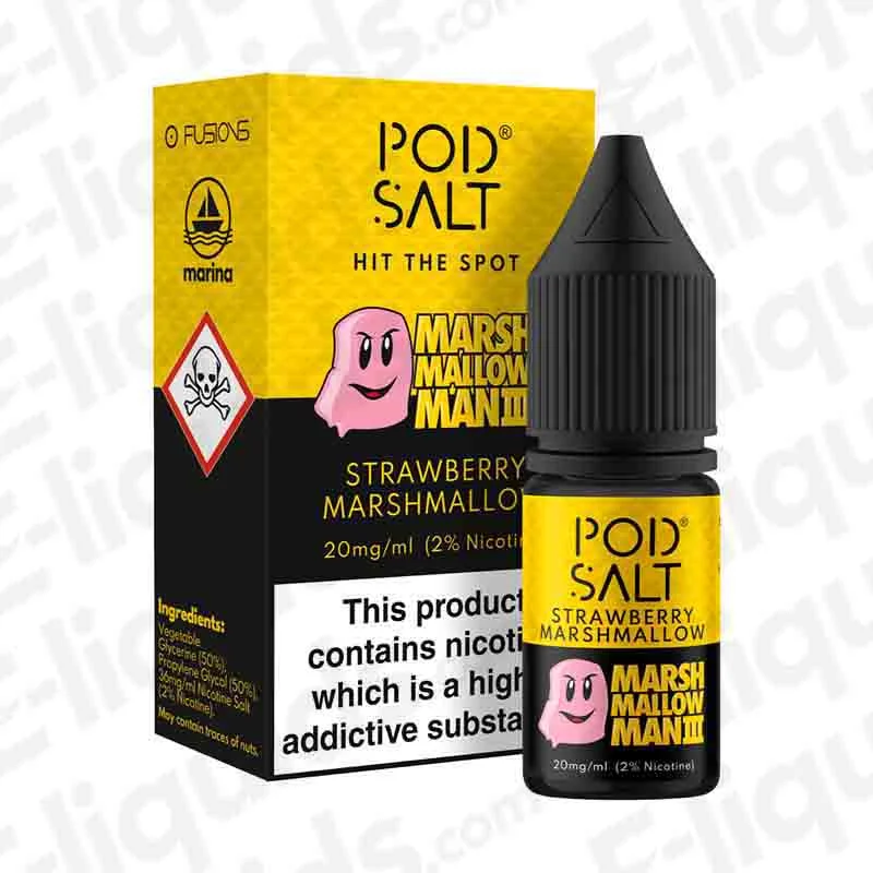 Pod Salt Fusion Marshmallow Man 3 Nic Salt