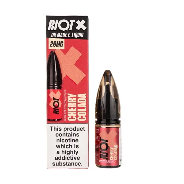 Cherry Colada Nic Salt E-Liquid by Riot X