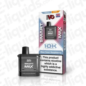 IVG Smart Max 10mg Blue Sour Raspberry Prefilled Pod