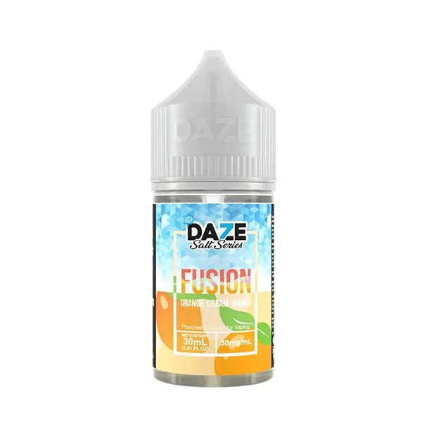 Orange Cream Mango Iced 7Daze Fusion Series Salt Nic E-Juice 30mL