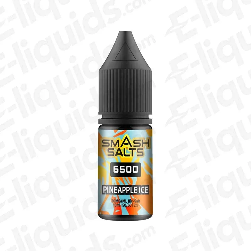 Smash Salts 6500 Pineapple Ice Nic Salt E-liquid - Image 2