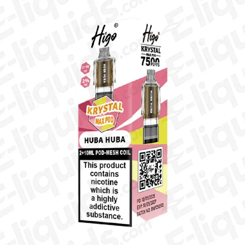 Higo Krystal Max Huba Huba Prefilled Pods