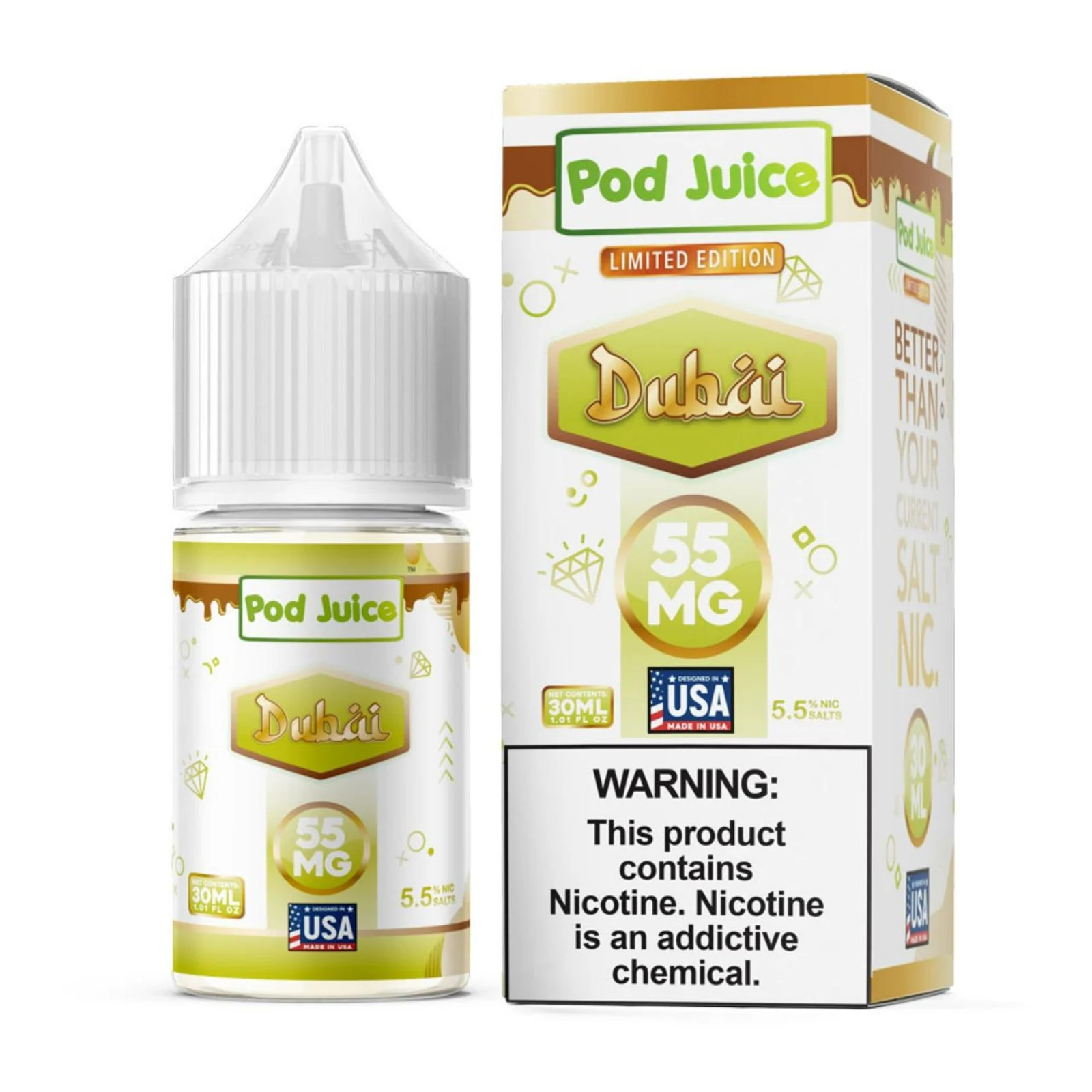 Dubai Pod Juice TFN Salts 30mL