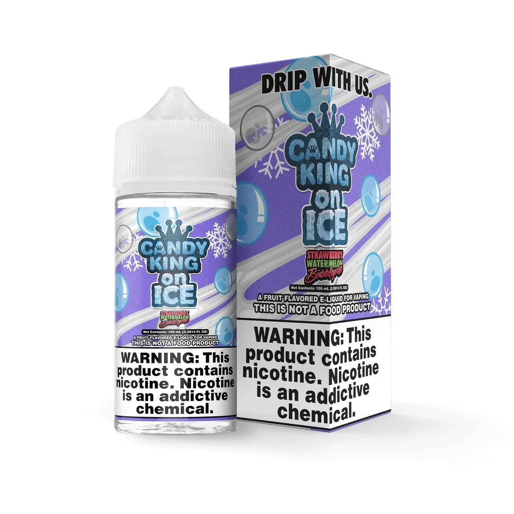 Strawberry Watermelon Bubblegum on ICE - Candy King on ICE - 100mL
