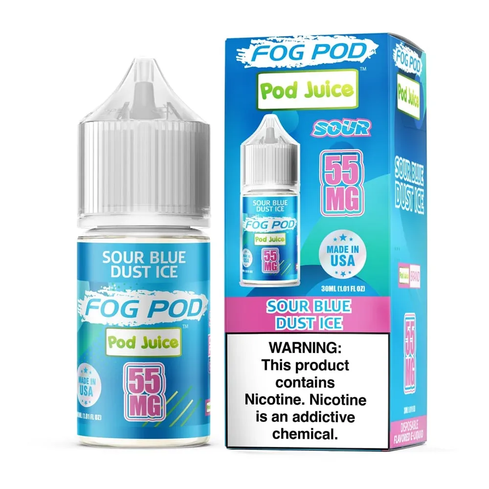 Sour Blue Dust ICE SALT - Fog Pod x Pod Juice - 30mL