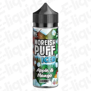 Moreish Puff Iced Apple & Mango Sherbet Iced 100ml Shortfill Vape Juice