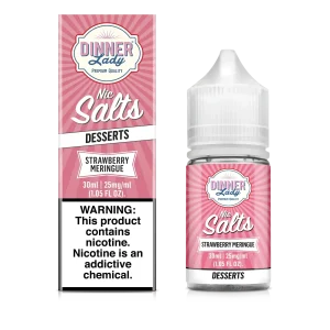 Strawberry Meringue SALT - Dinner Lady - 30mL