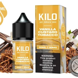 Vanilla Custard Tobacco KILO SALT 30ml